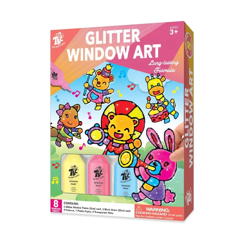 Educatieve Creative Diy Kids Art Ambachten Window Art Schilderen Make Uw Eigen Sticky Window Art Stickers Suncatcher Stickers