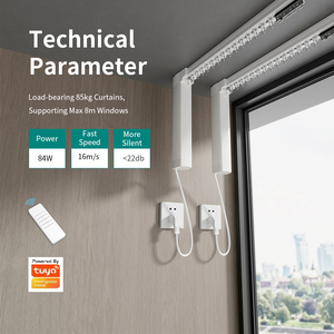 Sinful Motorized <strong>Curtain</strong> Track System Electric DC <strong>Motor</strong> for <strong>Curtains</strong> Smart Tuya Homekit Google Assistant APP Control - Product Image 1