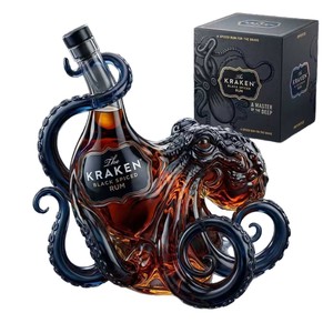Botella de <span class=keywords><strong>Vino</strong></span> y Whisky de Vidrio de Borosilicato con Diseño Creativo de Pulpo, Colorida, Conmemorativa, Regalo Empresarial, Exhibición para Bares y Venta al por Mayor - Product Image 5