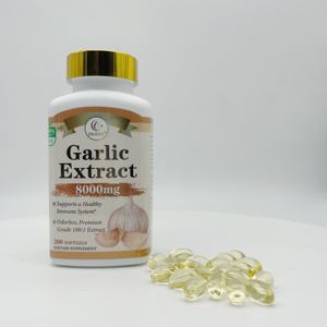OEM Geruchloser Knoblauch extrakt 8000mg Premium Immunsystem Unterstützung, 200 Kapseln Nahrungs ergänzungs mittel - Product Image 2