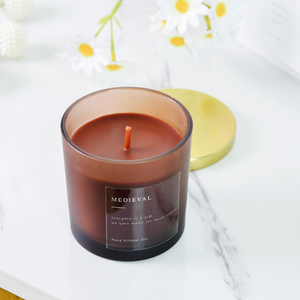 Bougie aromatique de luxe écologique à l'huile de parfum et à la cire de soja avec mèche en coton Bougie d'aromathérapie Bougies parfumées - Product Image 2