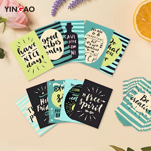 Tarjeta de Amor Personalizada para el Cuidado Personal Positivo, Acabado Brillante y Mate Colorido, Juego de Tarjetas Motivacionales para la Salud Mental, Tarjeta de Papel Copperplate - Product Image 4