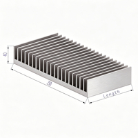 Dissipateur thermique passif série 6000, profil 250(L)*40(H)*250(C)mm, longueur de découpe flexible, dissipateur thermique extrudé en aluminium