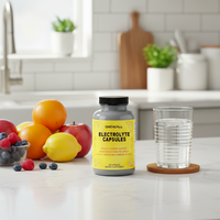 Complément alimentaire naturel OEM/ODM, capsules d'électrolytes, soutien sportif, certifié GMP, complément énergétique, capsule d'électrolytes