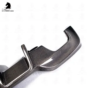 KBL Type Carbon Fiber Rear Diffuser For 2019-2020 BMW 3 Series G20 G21 M Sport Rear Bumper Lip Diffuser