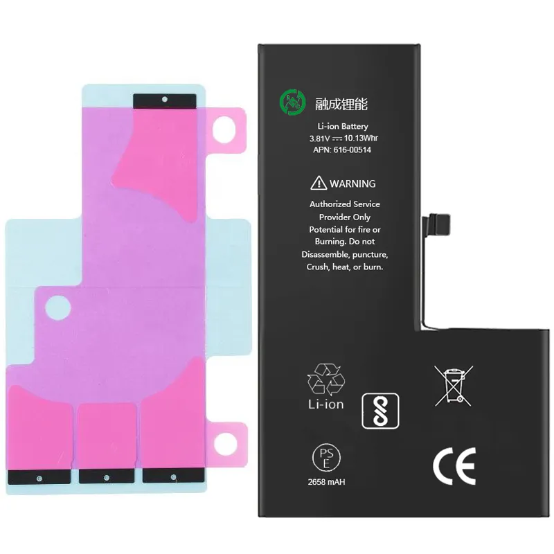China mobile phone factory replacement batteries for Iphone x xr xs 11 12 13 mini pro max free shipping batteries