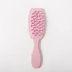 Pettine per Massaggio Capelli Personalizzabile in ABS Ovale Impermeabile con Materiale Spazzola in TPR per Uso Domestico - Product Image 1