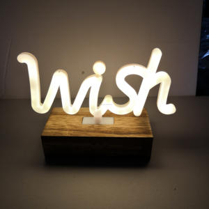 <span class=keywords><strong>Lampe</strong></span> LED fluo <span class=keywords><strong>rose</strong></span> avec Base, alimentée par batterie ou par USB, idéale pour les veilleuse - Product Image 4