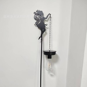 Lampe solaire LED de jardin à fixation murale, résistante à l'eau, 12V DC, cellule solaire mono Si, batterie incluse - Product Image 1