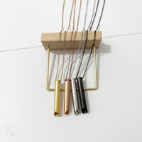 Collier Anti-Anxiété en Acier Inoxydable pour Hommes, Chaîne à Maillons avec LOGO Personnalisé pour Respiration et Arrêt du Tabac, Idéal comme Cadeau