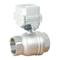 Vanne à boisseau sphérique motorisée HOT A150-T50-S2-B 2 pouces DN50 DC12V DC24V avec commande manuelle pour eau haute température