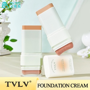 Venta al por mayor TVLV Foundation Stick Brush Green Vegan Cobertura completa Duradera Doble extremo <span class=keywords><strong>Corrector</strong></span> de viaje <span class=keywords><strong>Maquillaje</strong></span> para todo tipo de piel - Product Image 4