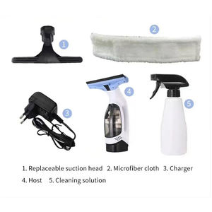 Aspiradora de Ventanas Recargable de 20 W, 1.8-2.0 KPa de Succión, <span class=keywords><strong>Limpiacristales</strong></span> Inalámbrico, 2200 mAh, <span class=keywords><strong>Limpiacristales</strong></span> Eléctrico - Product Image 6