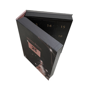 Caja de calendario de Adviento personalizada con opciones de grabado de revestimiento UV de laminación brillante/Latte para un acabado Premium - Product Image 5