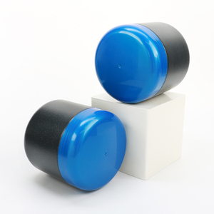 Bouteilles en plastique de qualité supérieure de 500 ml en HDPE noir brillant anti-UV de 16 oz pour l'emballage de poudre de protéines, pots en plastique avec couvercles - Product Image 2