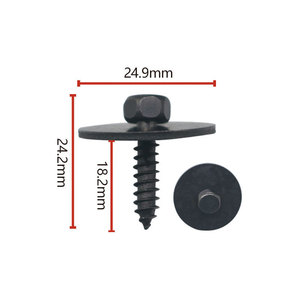 Mercedes Benz Car <b>Bumper</b> Mudguard <b>Clips</b> Screw Base J60 Nylon Fastener For Repair Replacement Auto Parts - Product Image 1
