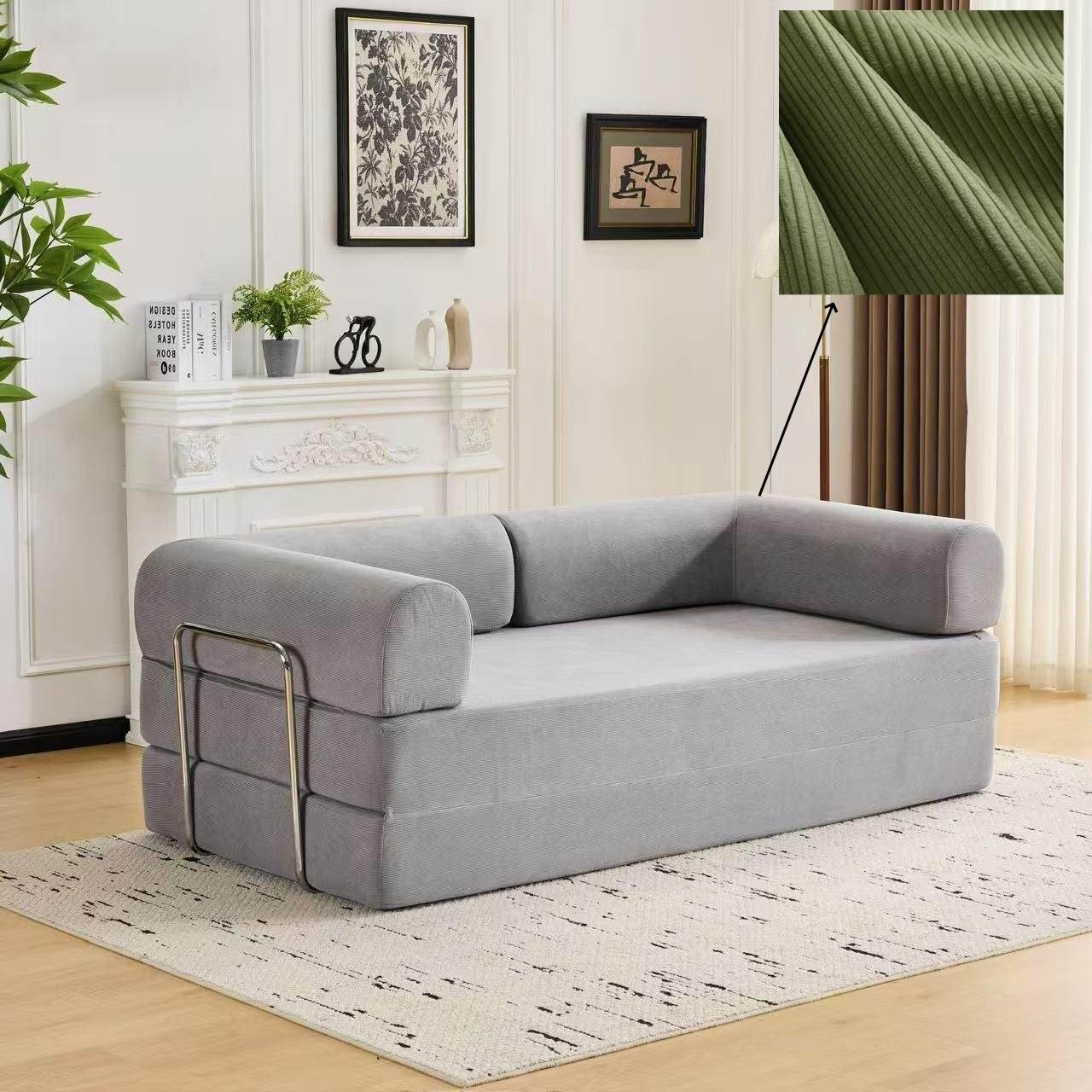 Gris clair [velours côtelé]