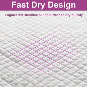 Bantalan kencing anjing antiair, 45x60cm 60x60cm 60x90cm alas hewan peliharaan sekali pakai menyerap latihan anak anjing - Product Image 5