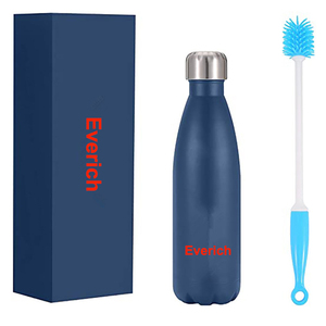 En gros Personnalisé Sport Thermos Fiole À Vide Bouteille Brosse Ensemble 500ml Isolé Bouteille D'eau en Forme De Cola En Acier Inoxydable - Product Image 1