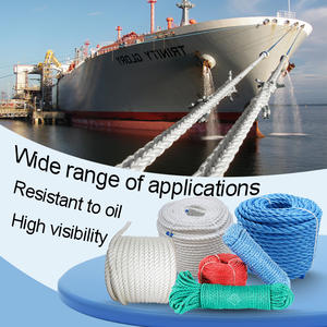 Florescence Corde d'amarrage marine torsadée en polypropylène (PP) à 3 brins, 4mm-64mm, avec charnière pour navires et bateaux, Shandong - Product Image 2