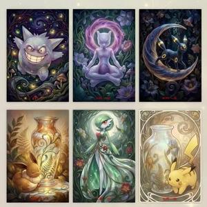 Pannello Acrilico DM Pokemoned Shikishi Board, Pannello Artistico da Collezione Anime, Espositore in Acrilico Trasparente, Regalo Decorativo per i Fan - Product Image 6