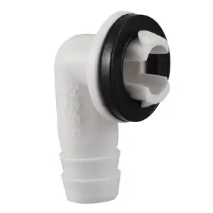 Adaptador <span class=keywords><strong>de</strong></span> Drenaje para Aire Acondicionado <span class=keywords><strong>de</strong></span> Ventana, Conector <span class=keywords><strong>de</strong></span> Manguera <span class=keywords><strong>de</strong></span> Plástico Liso con Accesorios en C, Codo con Anillo <span class=keywords><strong>de</strong></span> Goma Antiderrames - Product Image 1