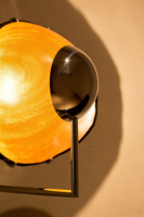 Lampe de table LED moderne en métal chromé en forme de donut, avec variateur d'intensité et interrupteur, garantie 2 ans - Décoration de luxe pour hôtel