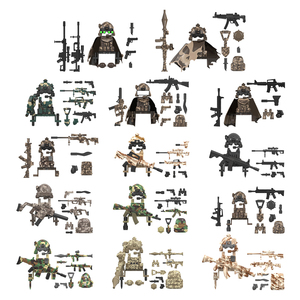 WM6147 WM6168 Blocchi da Costruzione per Bambini, Modelli di Forze Speciali: Ingegnere, Sniper, Comando, Scout, Wild Child, KSK, Alpha, SSO, Delta, Navy Seals - Product Image 1