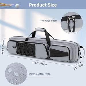 Nuevo Estuche para Taco de Billar de Poliéster 4x5, Resistente al Agua, Personalizado y Duradero, con Capacidad para 4 Mazos y 5 Varas - Product Image 2