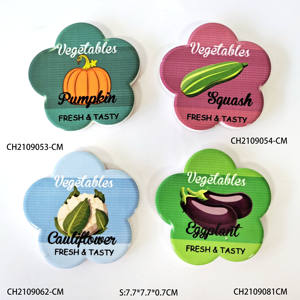 סובלימציה ריק מקרר מגנטים DIY דקורטיבי מקרר מגנטים למטבח לוח משרד לוח שנה דקורטיבי - Product Image 6