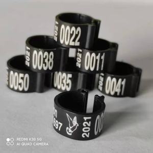 Aluminium Duif Been <span class=keywords><strong>Rings</strong></span> Identificeren Vogel Been Bands Plastic Ringen Met Maatwerk Blauwe Kleur 8Mm Training Duivenringen - Product Image 4