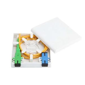 Kapalı duvara monte Faceplate SC rozet <span class=keywords><strong>2</strong></span> çekirdek 86*86mm Fiber optik Terminal kutusu - Product Image 1