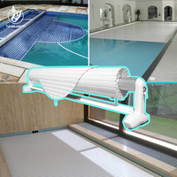 Couverture de piscine automatique Water Crown Piscine hors sol gonflable de sécurité Offre Spéciale avec matériaux en aluminium et en PC pour adultes