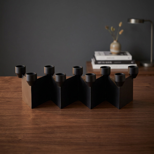 Portavelas de Hierro Zig-Zag de Alta Calidad y Durabilidad, Adorno Decorativo para Interiores del Hogar, Centros de Mesa para Bodas y Colección de Regalos - Product Image 5
