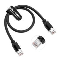 Cable Ethernet Industrial Blindado RJ45 CAT6A de Alvin's Cables, Cable Profinet de Alta Flexibilidad para Cadena de Arrastre, Revestimiento de Nailon de Alta Velocidad