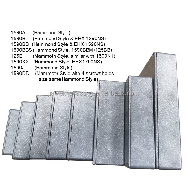 1590J Hammond Aluminum Metal Stomp Box Case for DIY Pedals