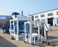 Machine à fabriquer des blocs automatique hydraulique contrôlée par PLC SHIYUE QT4-15