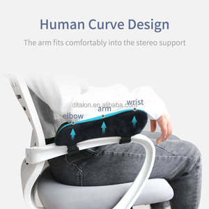 Bộ nhớ bọt tay vịn pad làm mát Gel khuỷu tay hỗ trợ đệm Ergonomic Ghế tay vịn gối văn phòng chơi game ghế thoải mái tăng cường - Product Image 2