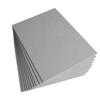 Carton compressé gris de 1mm 2mm 3mm 4mm d'épaisseur feuilles grand format carton solide