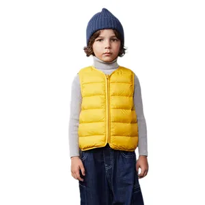 Lichtgewicht Zachte Winterkleding Voor Kinderen Fashion Design Meisjes En Jongens Donsjas Donzen Vest