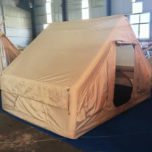 Nieuwe Aankomst Custom Tente De Camping Air Dome Pomp Tent Opblaasbare Canvas Cabine Outdoor Camping Tentcanvas Luxe Camping Tenten