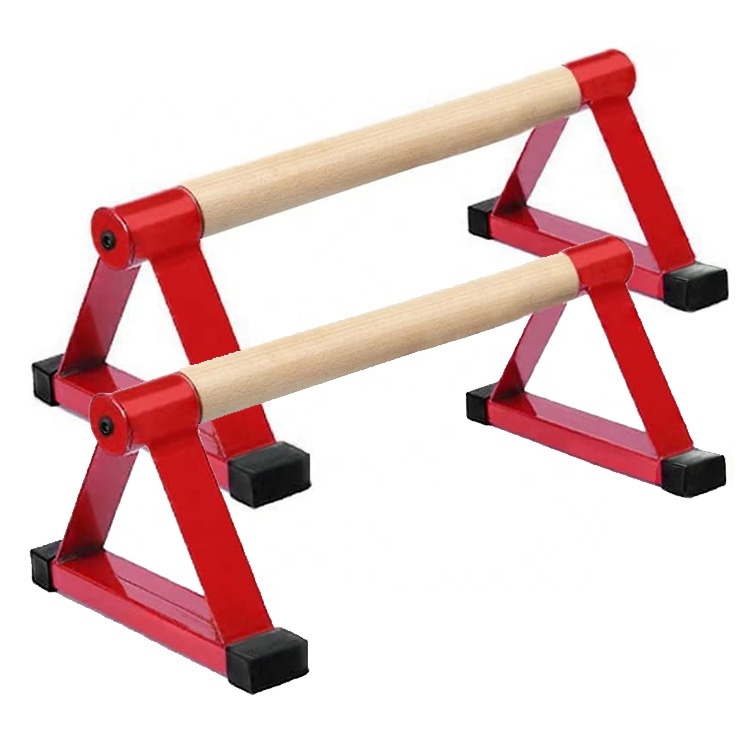Barres Parallèles Dips En Hêtre - Support 130kg - Pour Musculation Et Calisthenics à Domicile