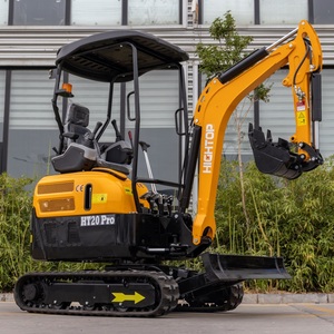 Mini-excavatrice agricole neuve CE/EPA/Euro <span class=keywords><strong>5</strong></span>, mini-excavatrice sur chenilles de 2 tonnes, HIGHTOP 360 °   Excavatrice rotative populaire avec godet offert - Product Image 3