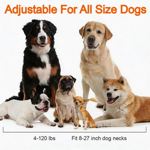 Collier anti-aboiement rechargeable pour chien avec mode d'entraînement par choc statique, recharge USB pour chiens - Product Image 5
