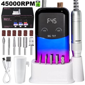 Lime à ongles électrique professionnelle à faible bruit 45000 tr/min pour salon de manucure, équipement de manucure - Product Image 2