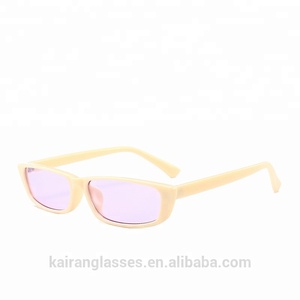 Hot Selling 7058 Rectangle Women <b>Small</b> <b>PC</b> Frame Acrylic Lenses Sunglasses - Product Image 3