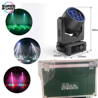 7*40W RGBW 4-en-1 Bee Eye Moving Head Zoom Light DMX RDM Artnet pour éclairage de scène DJ