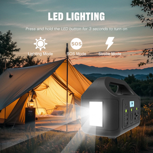 Estación de Energía Portátil para el Hogar, Camping y Emergencias, 220V/110V, 144Wh, 150W, con Tomacorriente de CA - Product Image 3
