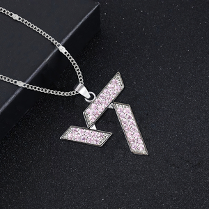 Collier en cuivre avec pendentif serti de diamants BL/ BUS/ TWICE/STRAYKIDS LOGO Idol Colliers pour hommes et femmes Colliers et <span class=keywords><strong>accessoires</strong></span> - Product Image 5