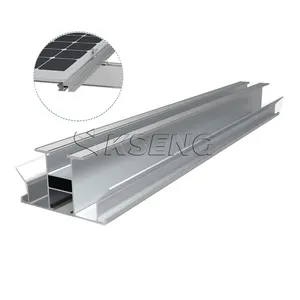 Factory Price Waterproof Bipv Solar Rail Solar Panel Rail Mount Aluminum Solar Pv Rail